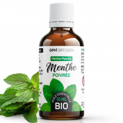 Huile Essentielle de Menthe Poivrée Bio 50ml
