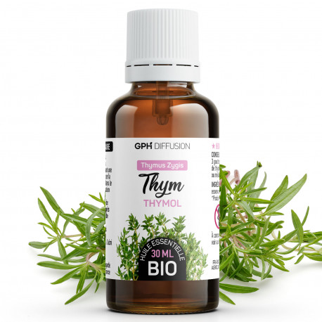 Huile Essentielle de Thym Thymol Bio 30ml