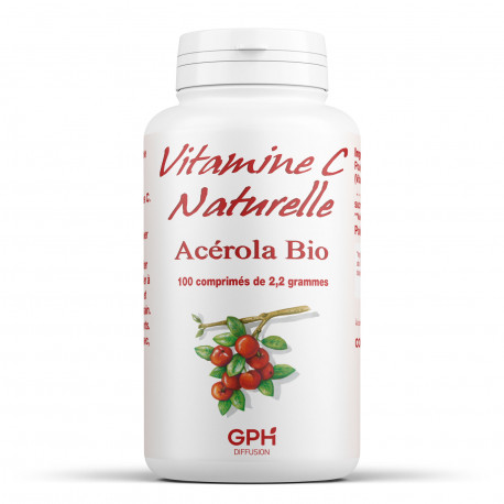 Vitamine C Acérola Bio 1000 - 100 comprimés