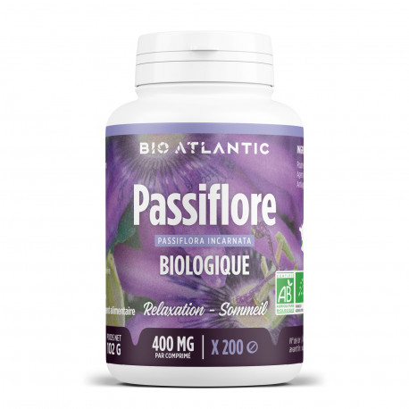 Passiflore biologique- 200 comprimés à 400 mg
