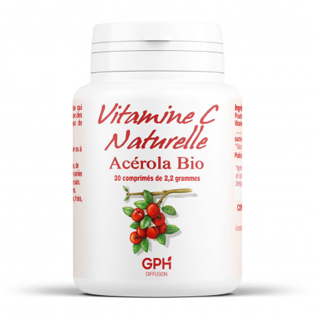 Vitamine C Acérola Bio 1000 - 30 comprimés