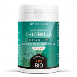 Chlorella bio - 100 comprimés à 500 mg