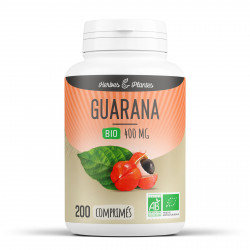 Guarana Bio - 400 mg - 200 comprimés - Herbes & Plantes