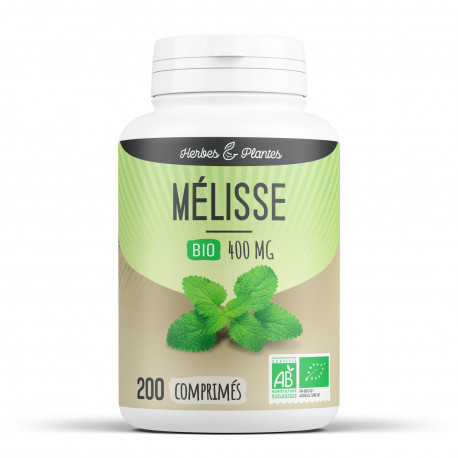Mélisse Bio - 400mg - 200 comprimés - Herbes & Plantes