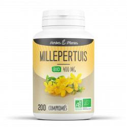 Millepertuis Bio - 400 mg - 200 comprimés - Herbes & Plantes