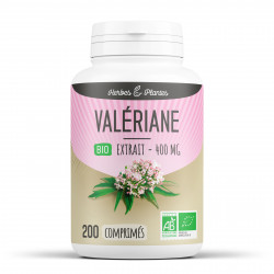 Valériane Bio - 400 mg - 200 comprimés - Herbes & Plantes