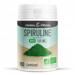 Spiruline Bio - 500 mg - 100 comprimés - Herbes & Plantes