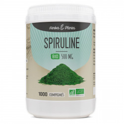 Spiruline Bio - 500 mg - 1000 comprimés - Herbes & Plantes