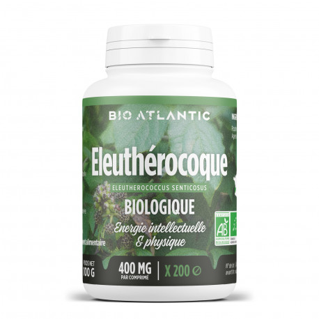 Eleuthérocoque Bio - 200 Comprimés 400 mg