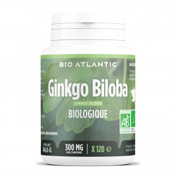 Ginkgo Biloba Bio - 120 comprimés à 300 mg