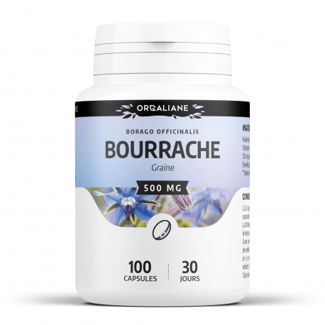 Bourrache - 100 capsules à 500 mg