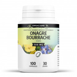 Bourrache Onagre - 100 capsules à 500 mg