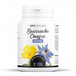 Bourrache Onagre Bio -100 capsules à 500 mg