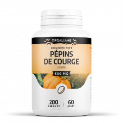 Huile de Pépins de Courge - 200 capsules à 420 mg