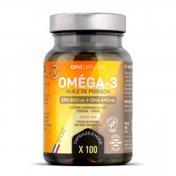 Oméga 3 - 100 capsules à 500 mg