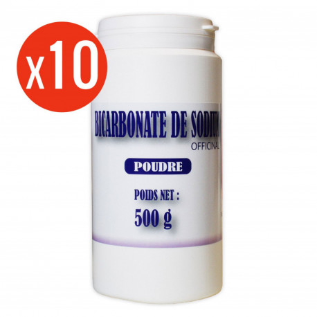 Bicarbonate de Sodium - poudre 10 x 500g