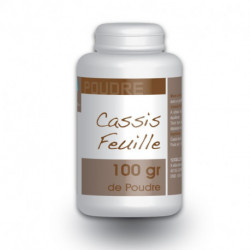 Cassis feuille - 100 gr de poudre