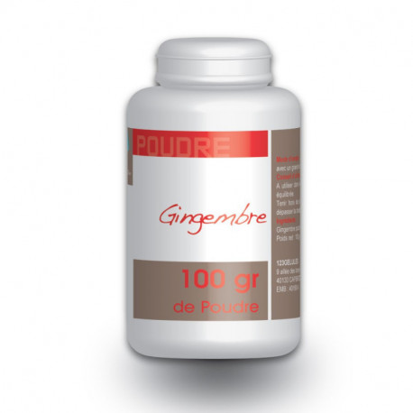 Gingembre- 100 gr de poudre