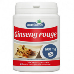 Ginseng Rouge - 600 mg - 200 comprimés